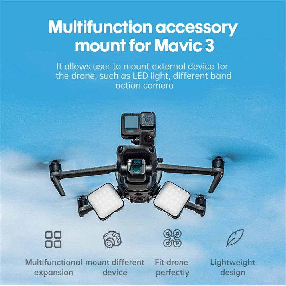STARTRC 1110538 for DJI Mavic 3 Camera Fill Light Holder Multi-function Expansion Bracket