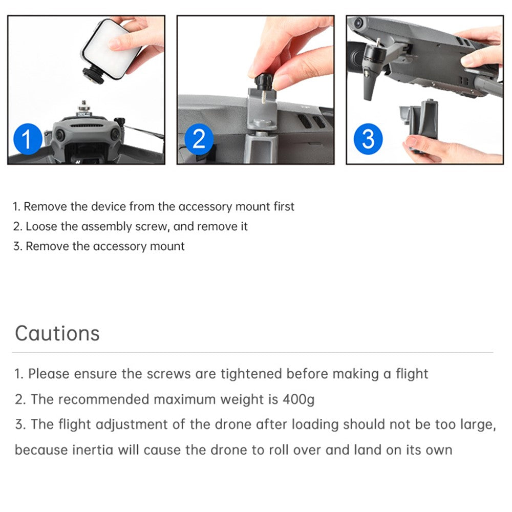 STARTRC 1110538 for DJI Mavic 3 Camera Fill Light Holder Multi-function Expansion Bracket