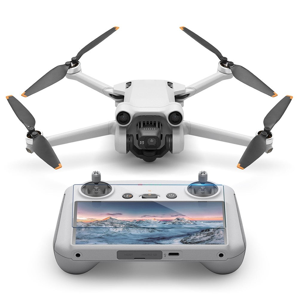 STARTRC 2Pcs 9H HD Tempered Glass Film for DJI Mini 3 Pro/DJI RC Remote Control with Screen Protective Cover Film