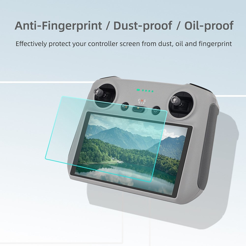SUNNYLIFE MM3-GHM387 1Pc Explosion-proof Tempered Glass Film for DJI Mini 3 Pro/DJI RC Remote Control with Screen Protective Cover HD Film