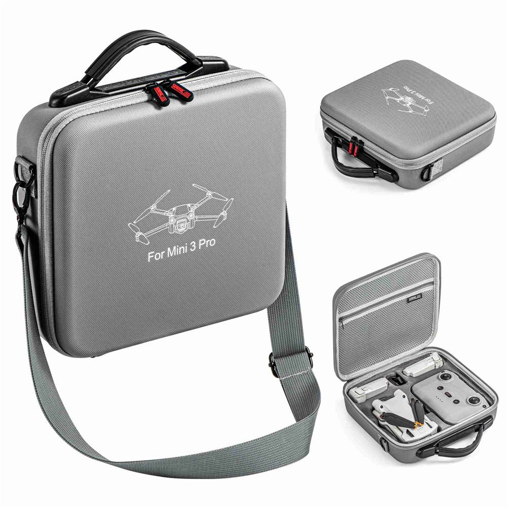 STARTRC 1110845 for DJI Mini 3 Pro Portable PU Carrying Case Anti-drop Tote Storage Bag with Shoulder Strap