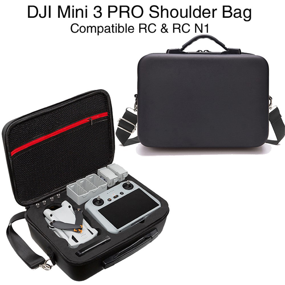 For DJI Mini 3 Pro / Mini 3 Portable Carrying Case RC Drone Shockproof Storage Bag Anti-Scratch Shoulder Bag
