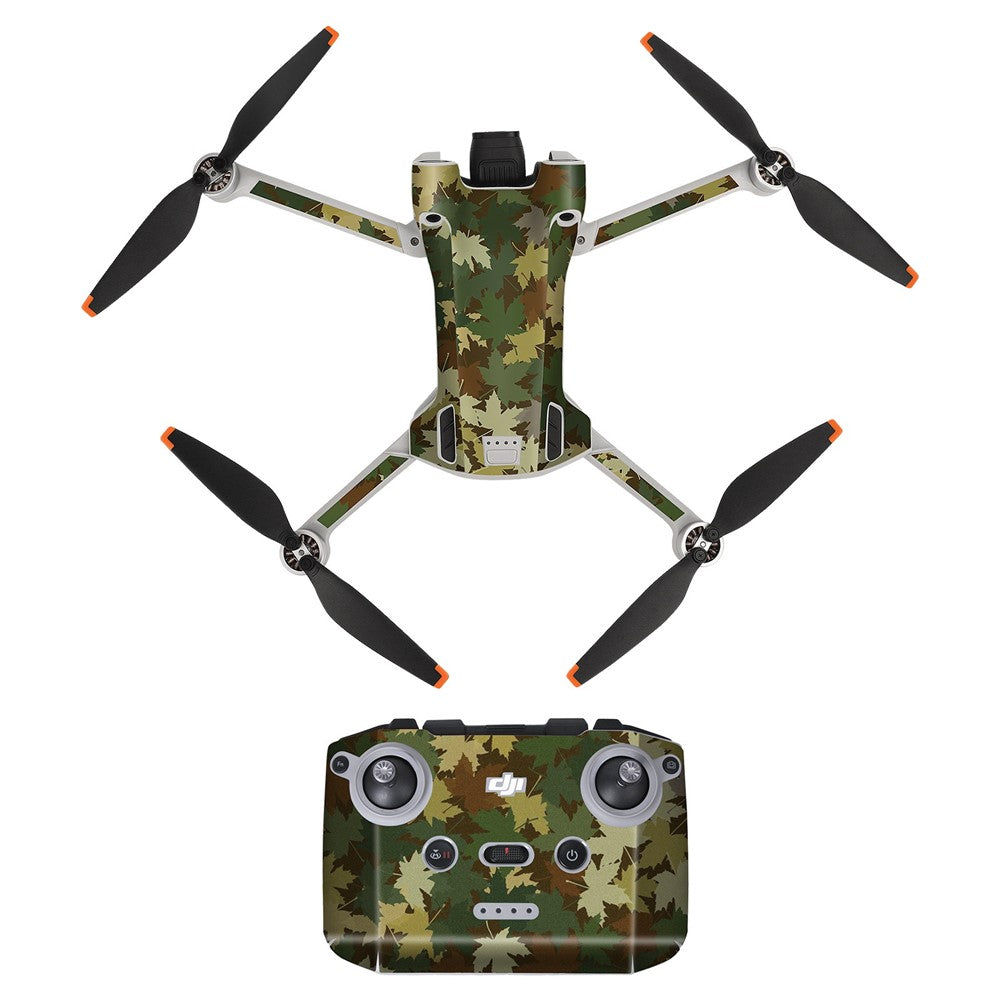 SUNNYLIFE MM3-TZ395 For DJI Mini 3 Pro Drone + RC-N1 Remote Control Stickers Set Decals Stylish Decorative Stickers
