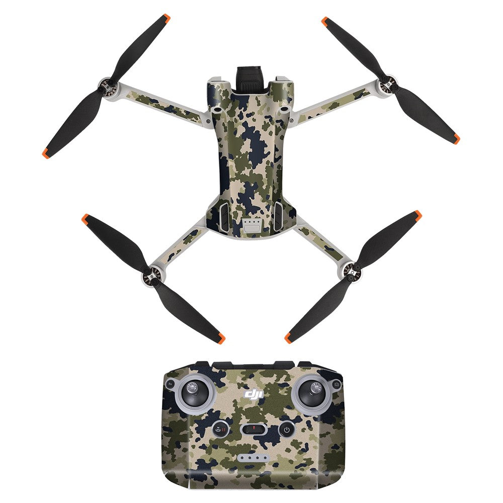 SUNNYLIFE MM3-TZ395 For DJI Mini 3 Pro Drone + RC-N1 Remote Control Stickers Set Decals Stylish Decorative Stickers