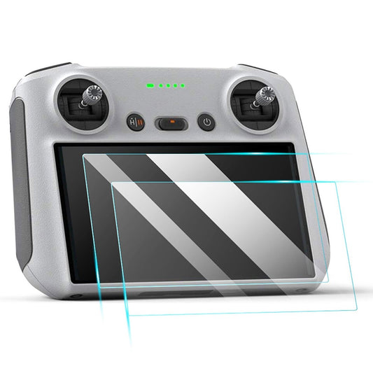 RCSTQ 1354100 2Pcs for DJI Mini 3 Pro Remote Controller 9H Tempered Glass Screen Protector Anti-scratch Protective Film