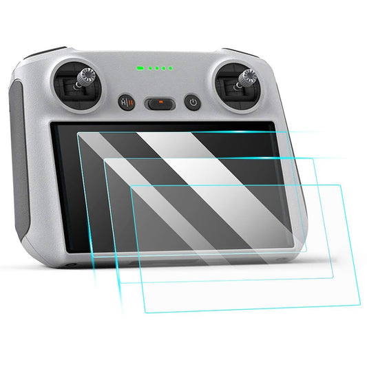 RCSTQ 1354100 3Pcs for DJI Mini 3 Pro Remote Controller Tempered Glass Screen Protector 9H Anti-scratch Anti-impact Film