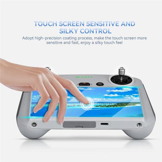 RCSTQ 1354100 3Pcs for DJI Mini 3 Pro Remote Controller Tempered Glass Screen Protector 9H Anti-scratch Anti-impact Film