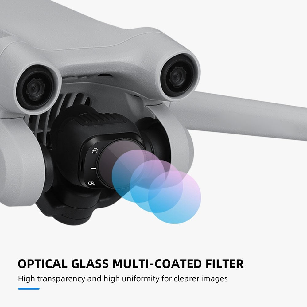RCSTQ For DJI Mini 3 Pro CPL Polarizer Camera Lens Filter Aluminum Alloy Optical Glass RC Accessories