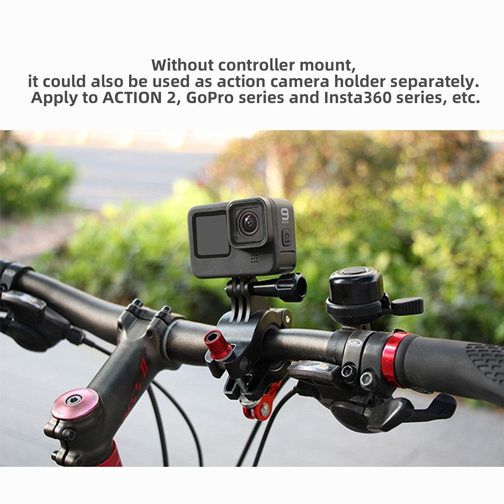 SUNNYLIFE MM3-ZJ400 Riding Bracket for DJI Drone Controller Action Camera Bike Stand Holder