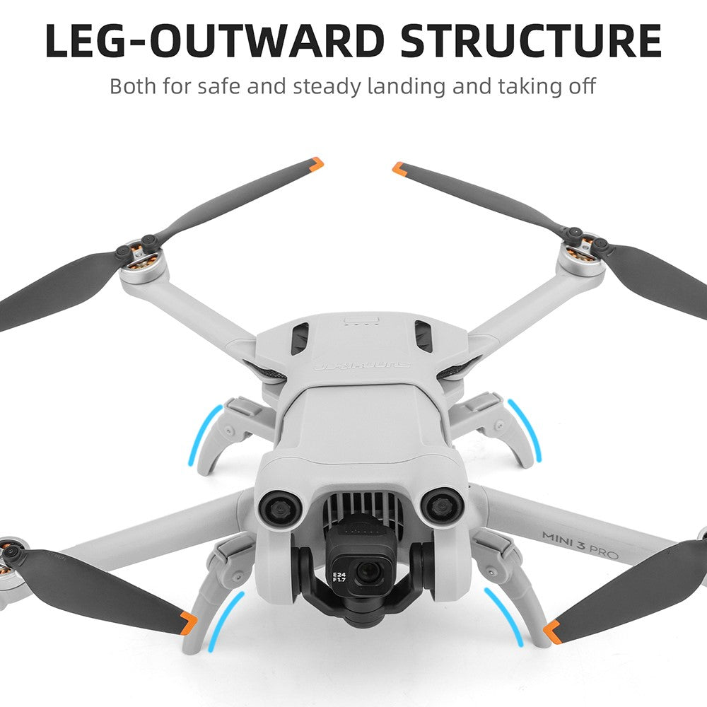 SUNNYLIFE MM3-LG399 For DJI Mini 3 Pro Drone Foldable Landing Gear Anti-fall Heighten Landing Stand