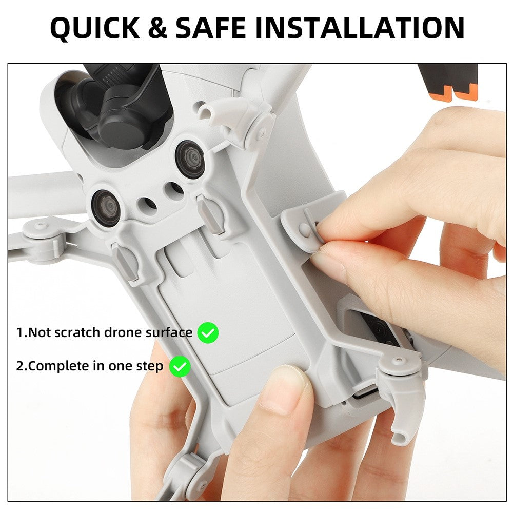 SUNNYLIFE MM3-LG399 For DJI Mini 3 Pro Drone Foldable Landing Gear Anti-fall Heighten Landing Stand