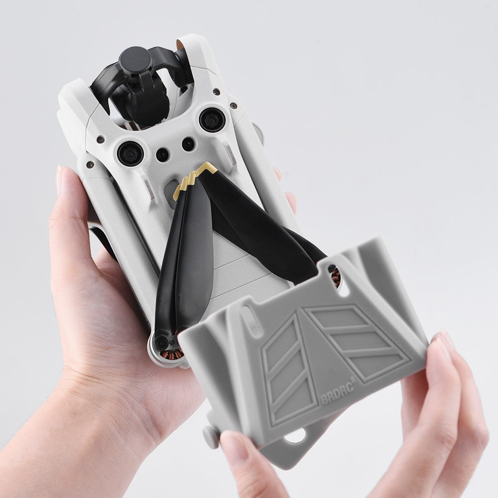 BRDRC EWB9265 For DJI Mini 3 Pro Drone Propeller Fixing Holder Soft TPU Stabilizer