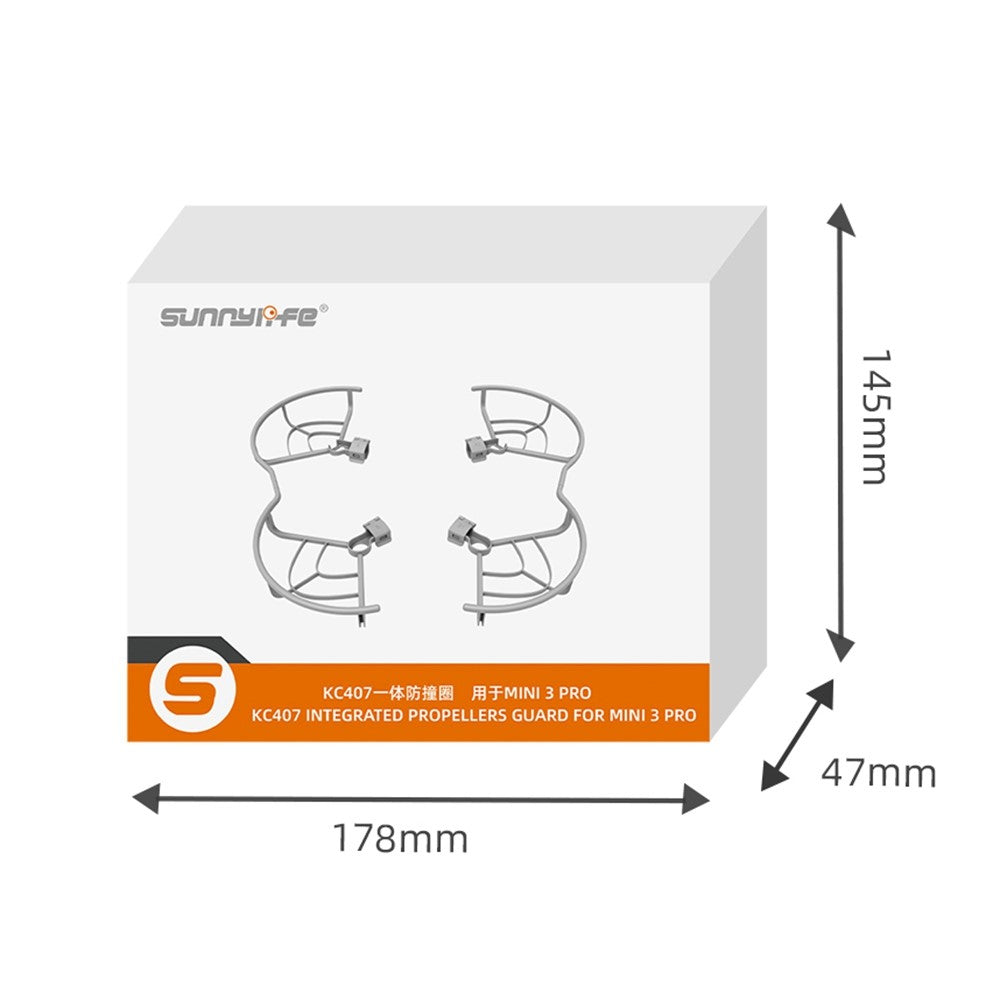 SUNNYLIFE MM3-KC407 4Pcs Propeller Guard for DJI Mini 3 Pro Protective Cover Shock Ring Accessories