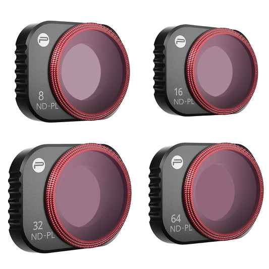 PGYTECH P-30A-011 Anti-Scratch Coated NDPL Filters Set for DJI Mini 3 Pro Waterproof Lens Filter, NDPL 8 16 32 64 Filters for Drone Camera (Professional Version)