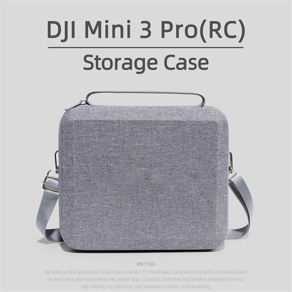 For DJI Mini 3 Pro Portable Carrying Case RC Drone Controller Shockproof Storage Bag Anti-Scratch Shoulder Bag