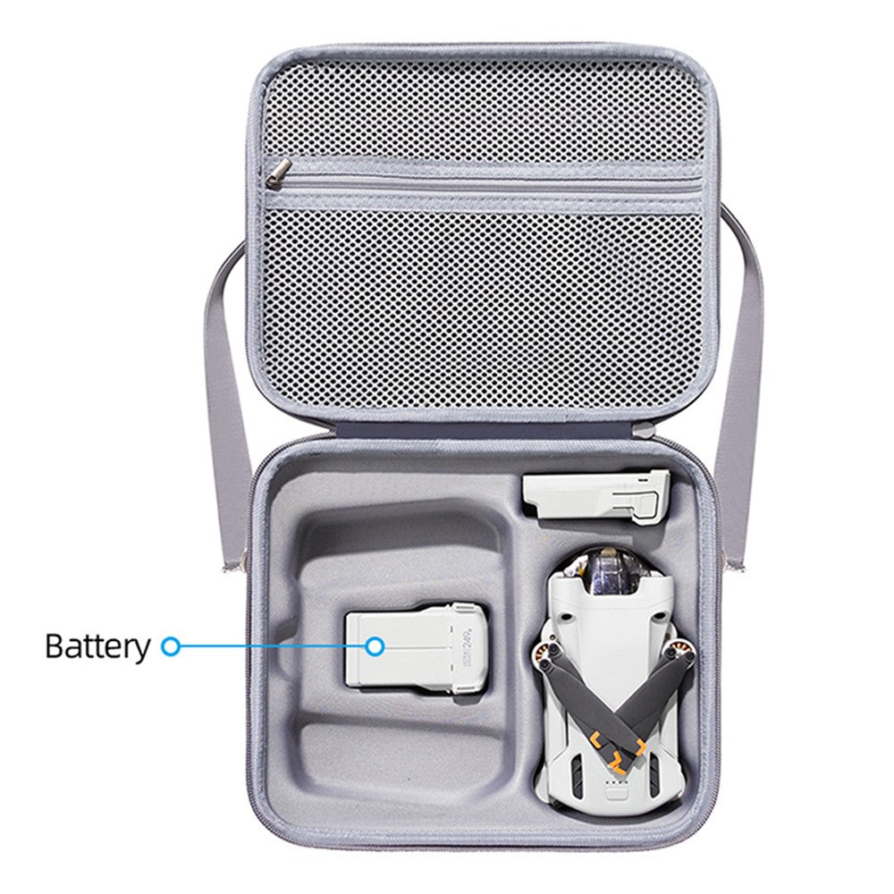 For DJI Mini 3 Pro Portable Carrying Case RC Drone Controller Shockproof Storage Bag Anti-Scratch Shoulder Bag