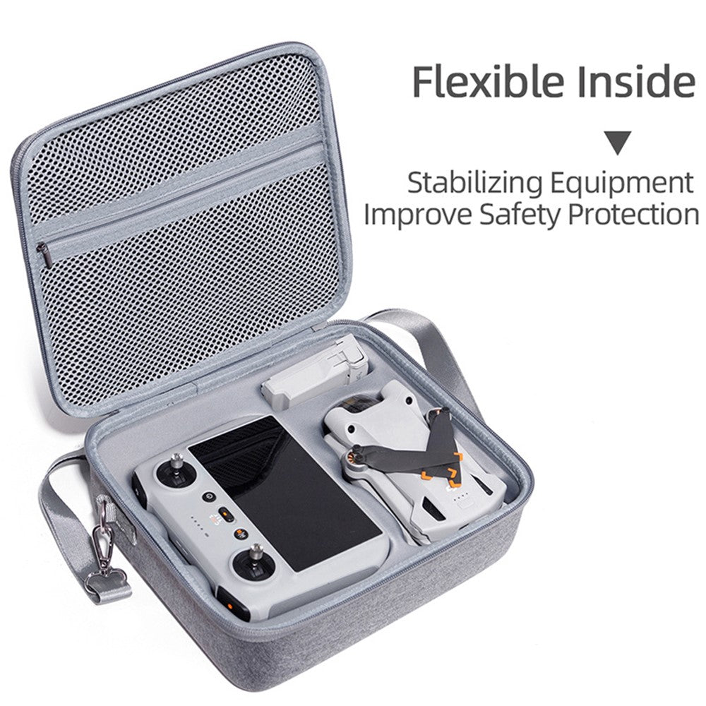 For DJI Mini 3 Pro Portable Carrying Case RC Drone Controller Shockproof Storage Bag Anti-Scratch Shoulder Bag