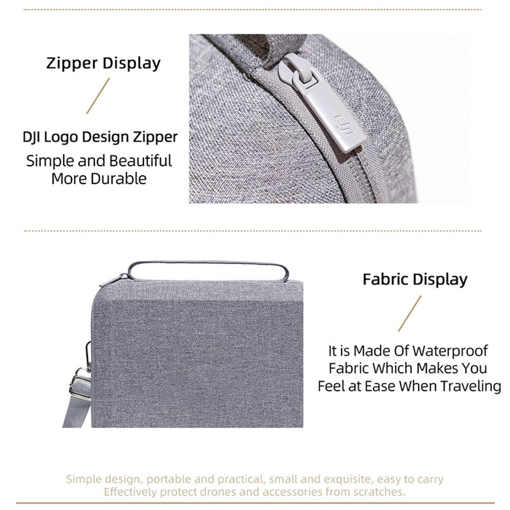 For DJI Mini 3 Pro Portable Carrying Case RC Drone Controller Shockproof Storage Bag Anti-Scratch Shoulder Bag