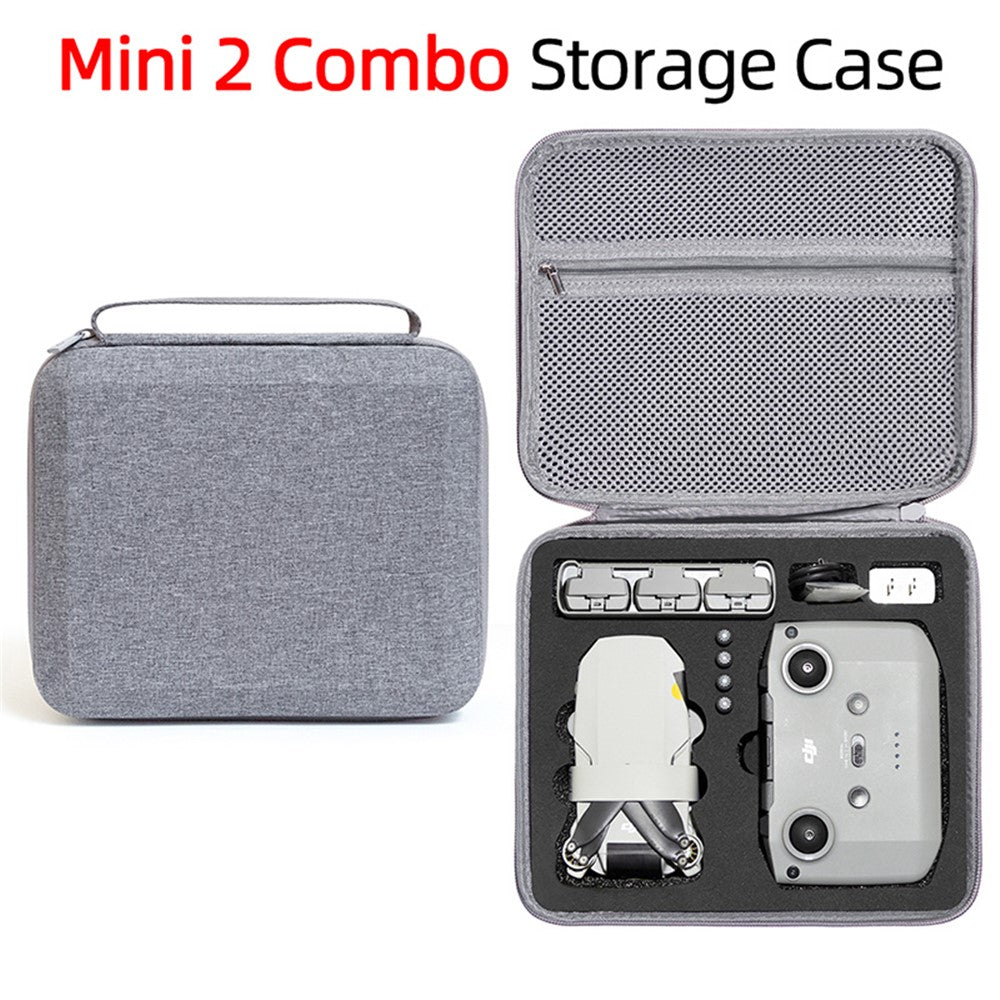 For DJI Mini 2 / Mini 2 SE Combo Drone and Accessories Storage Bag Portable Shockproof Carrying Case Handbag