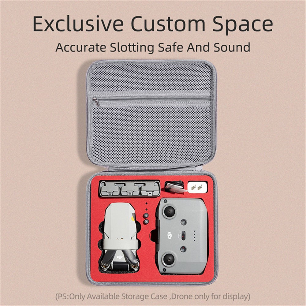 For DJI Mini 2 / Mini 2 SE Combo Drone and Accessories Storage Bag Portable Shockproof Carrying Case Handbag