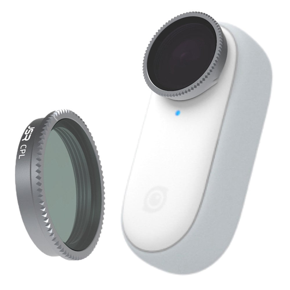 JUNESTAR JSR-1283-02 Multi-Coated CPL Filter for Insta360 Go2 Action Camera Anti-Scratch Optical Glass Lens Filter