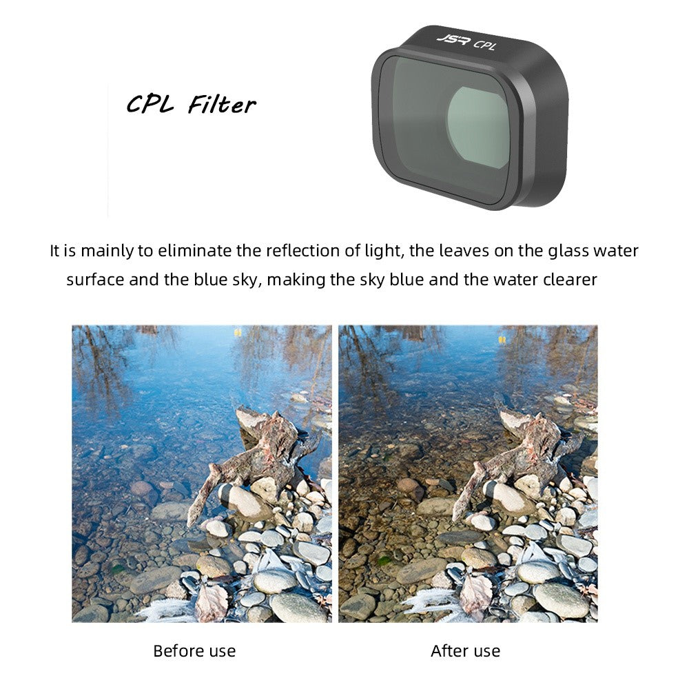 JUNESTAR JSR-1663-23 KB-12IN1 Multi-Coated Optical Glass Filter Set for DJI Mini 3 Pro Waterproof Anti-Scratch Lens Filter