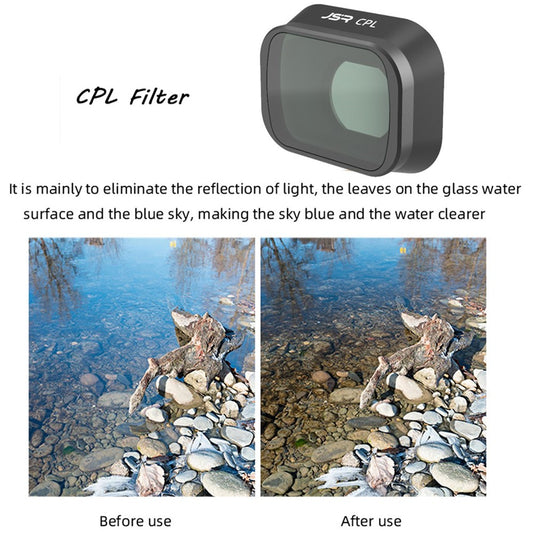 JUNESTAR JSR-1663-17 KB-3-in-1 Scratch Resistant Filter Set for DJI Mini 3 Pro RC Drone CPL+ND8+ND16 Lens Filters