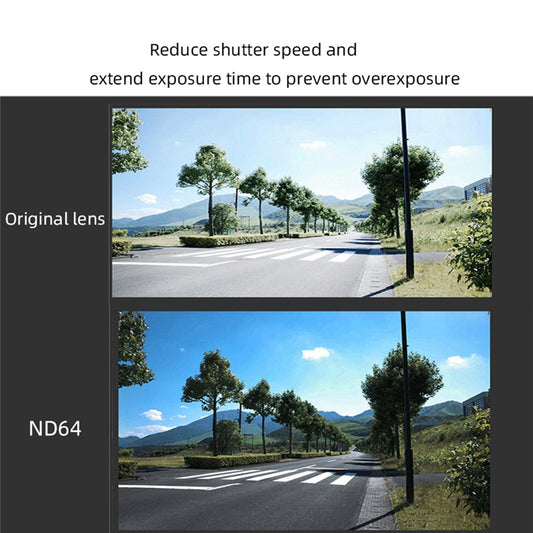 JUNESTAR JSR-1663-06 for DJI Mini 3 Pro Camera Lens ND Filter with Aluminum Alloy Frame Drone Accessories, ND64