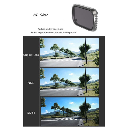JUNESTAR JSR-1278-03 For DJI Mavic Air 2S Aluminum+Glass ND Filter RC Accessories