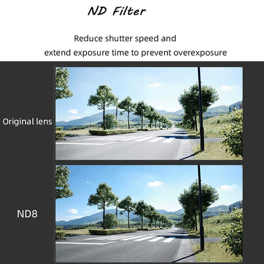 JUNESTAR JSR-1903-03 Multi-Layer Coated ND8 Filters for Hubsan Zino Mini Pro RC Drone Anti-Scratch ND Lens Filters