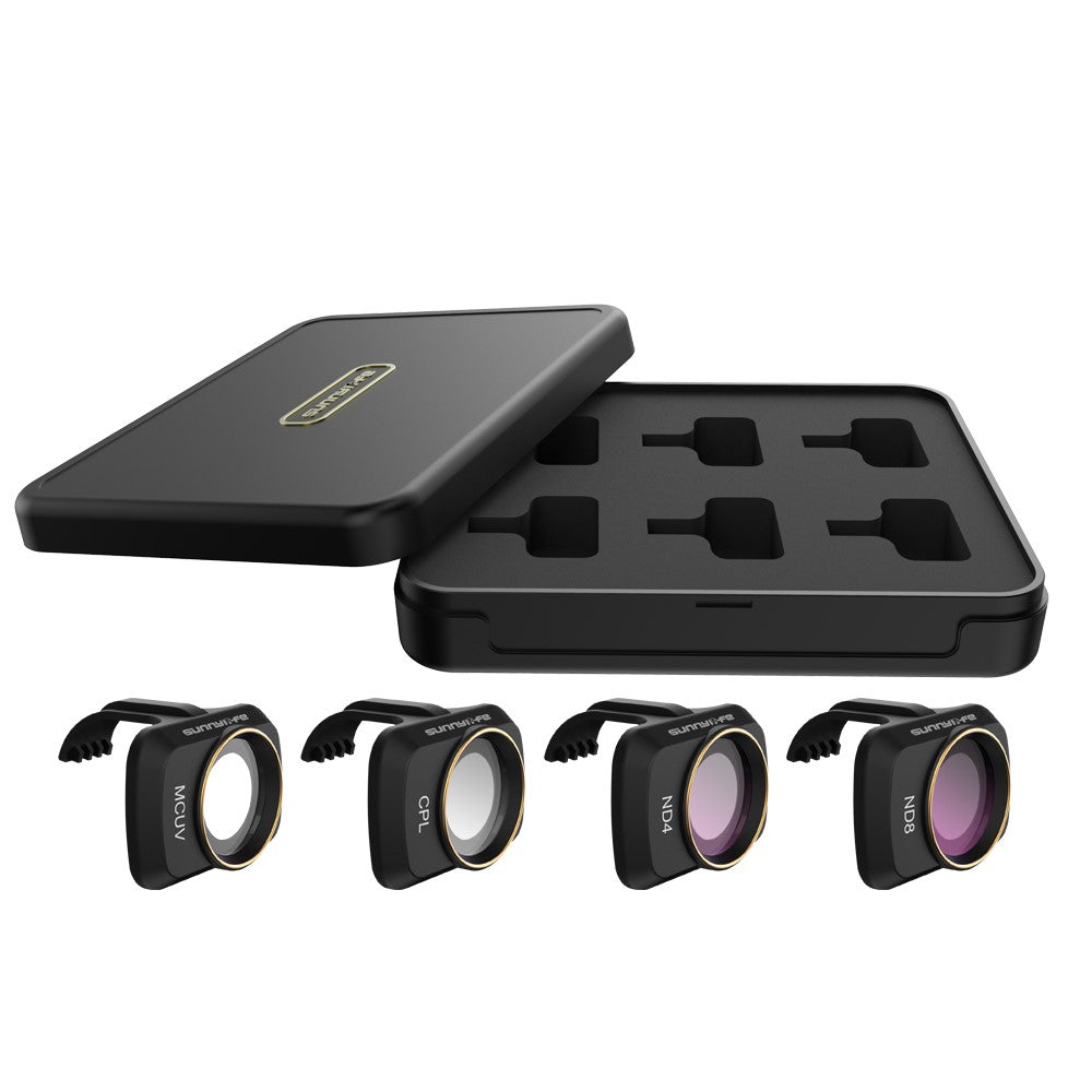 SUNNYLIFE MM-FI9257 4Pcs/Set for DJI Mini SE/Mini 2/Mavic Mini MCUV+CPL+ND4+ND8 Drone Camera Lens Filters Optical Glass Filters