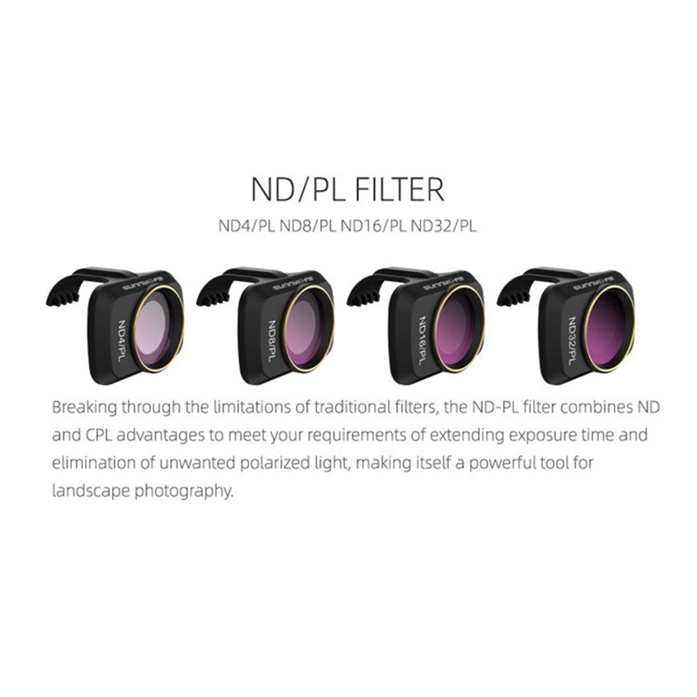 SUNNYLIFE MM-FI9252 For DJI Mavic Mini/Mini SE/Mini 2 ND/PL Filter RC Lens Accessories