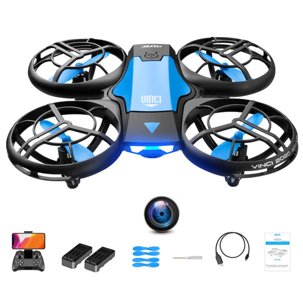 4DRC V8 Gesture Sensing RC Drone 5.0MP HD Camera FPV Altitude Hold Remote Control Quadcopter with 2 Batteries