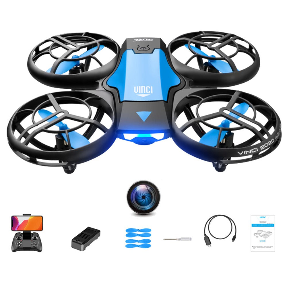 4DRC V8 Gesture Sensing Drone 5.0MP HD Camera FPV Air Pressure Altitude Hold Quadcopter Remote Control Aircraft with 1 Battery