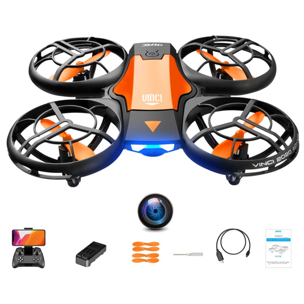 4DRC V8 Gesture Sensing Drone 5.0MP HD Camera FPV Air Pressure Altitude Hold Quadcopter Remote Control Aircraft with 1 Battery