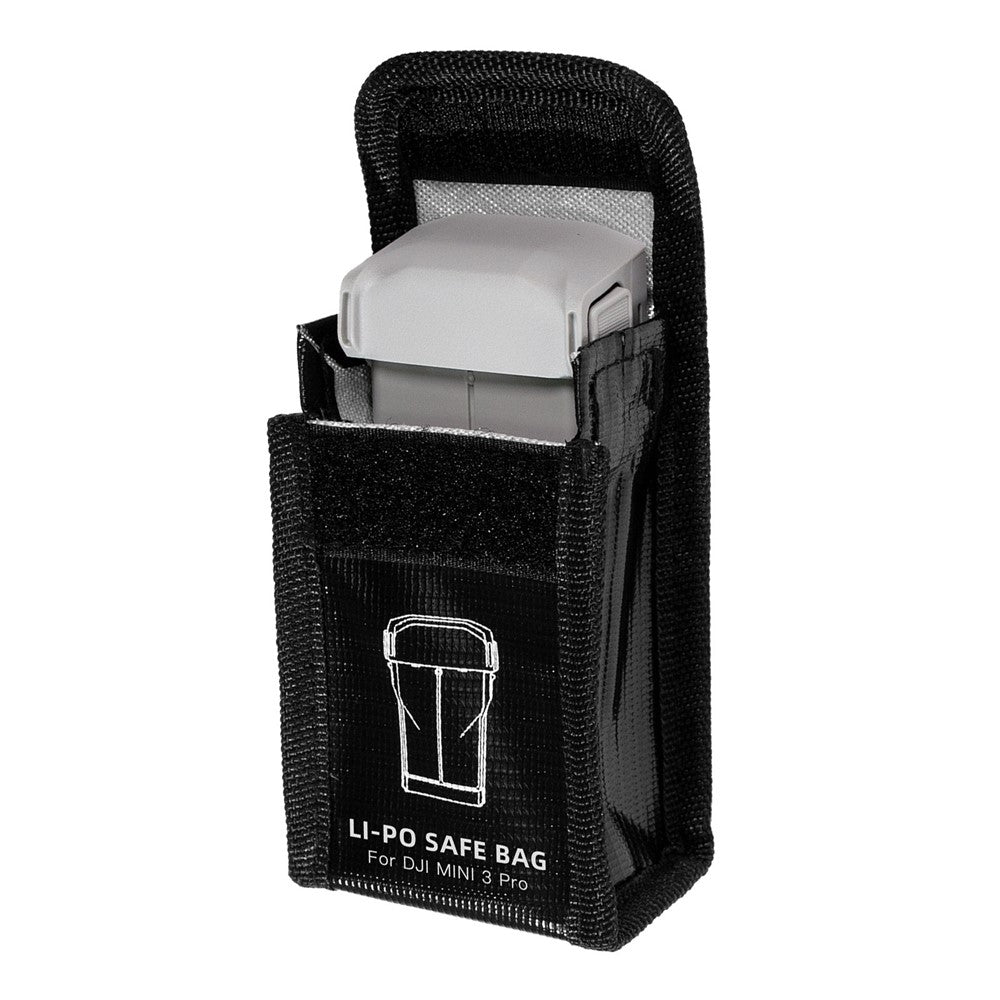 QISYKER Anti-explosion Protection Battery Storage Bag for DJI Mini 3 Pro (Suitable for 1Pc Battery)