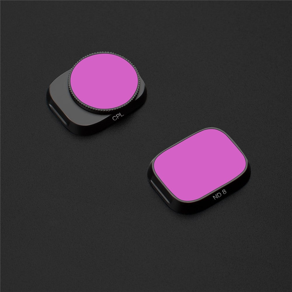 QISYKER DAMI3FAL 4Pcs/Set for DJI Mini 3 Pro ND8+ND16+ND32+ND64 Filters Aluminum Alloy Frame+Optical Glass Camera Lens Filters