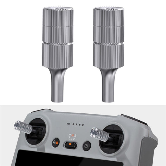 QISYKER DRCJ2530 2Pcs for DJI Mini 3 Pro RC Remote Controller Heightening Joystick Thumb Rocker Stick Protector Rod