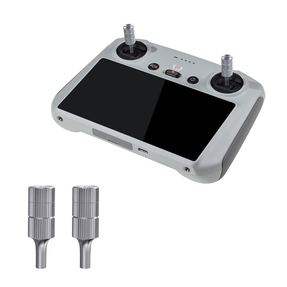 QISYKER DRCJ2530 2Pcs for DJI Mini 3 Pro RC Remote Controller Heightening Joystick Thumb Rocker Stick Protector Rod