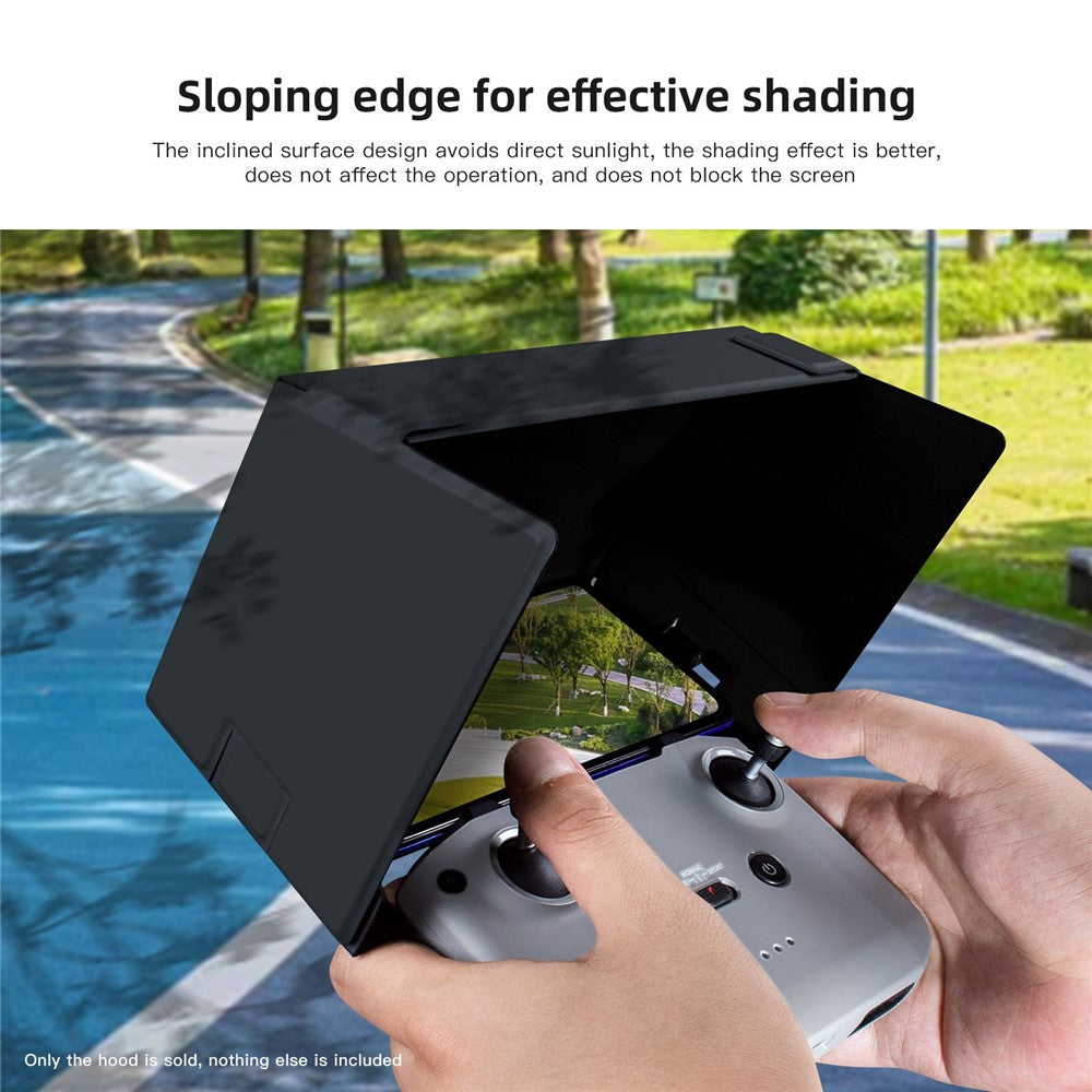 QISYKER DARCN2513 for DJI Mini 3 Pro/Air 2/Air 2S/Mini 2/Mavic 3 Mobile Phone RC-N1 Remote Control Foldable Sun Hood Screen Cover
