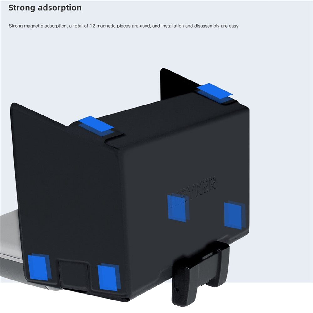 QISYKER DARCN2513 for DJI Mini 3 Pro/Air 2/Air 2S/Mini 2/Mavic 3 Mobile Phone RC-N1 Remote Control Foldable Sun Hood Screen Cover