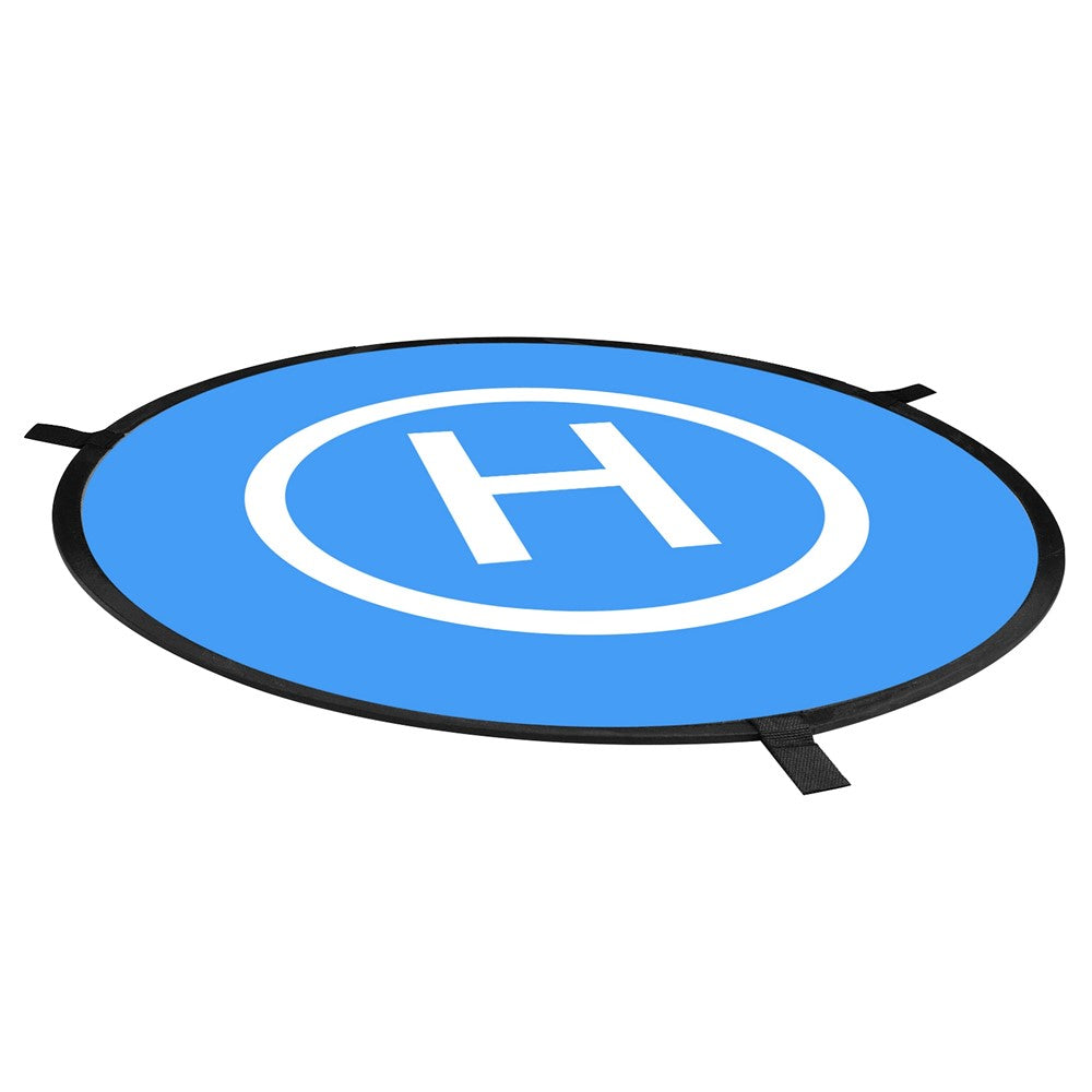 QISYKER DAPARK55 55cm Round Drone Parking Apron Landing Pad with Ground Pegs and Reflective Strips