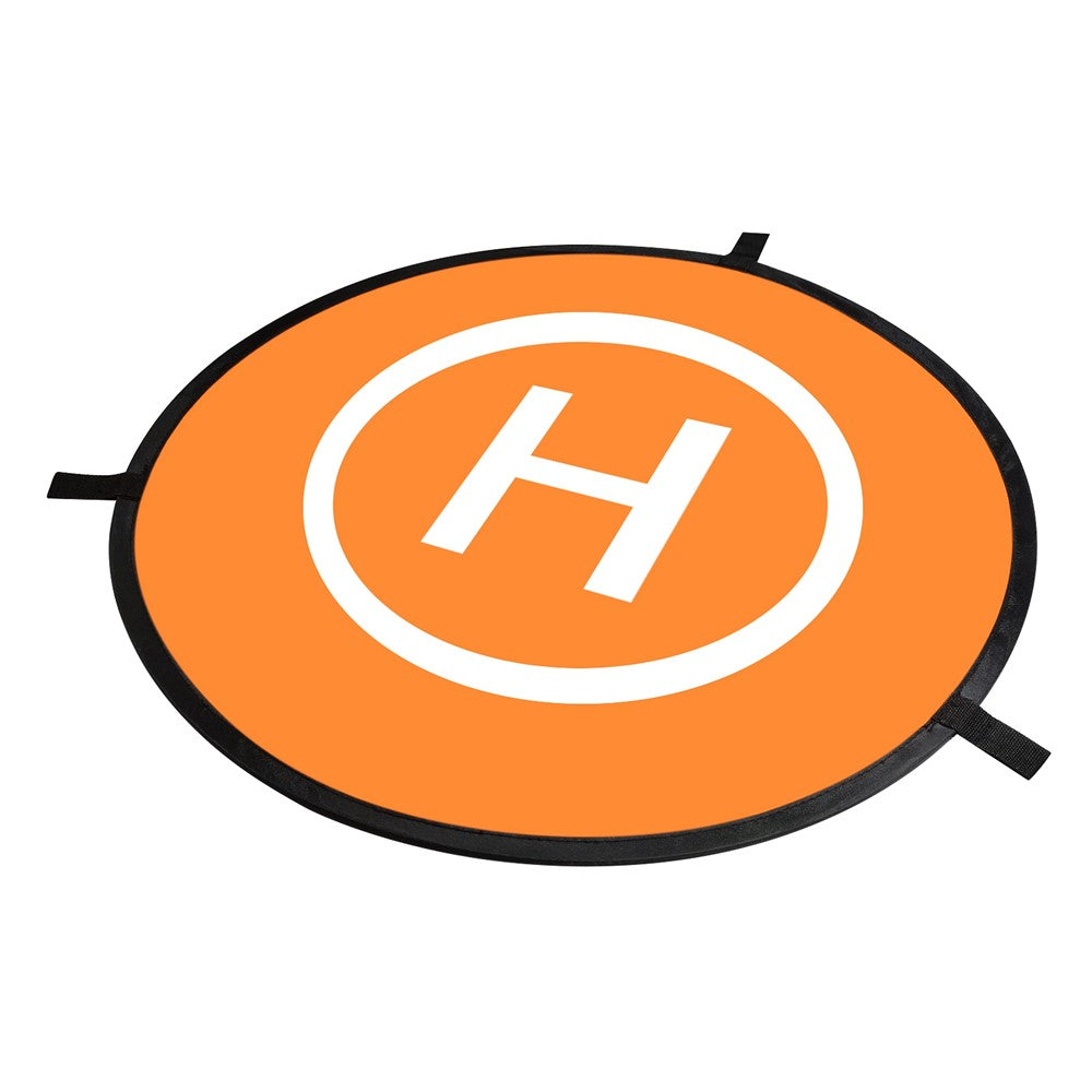 QISYKER DAPARK55 55cm Round Drone Parking Apron Landing Pad with Ground Pegs and Reflective Strips