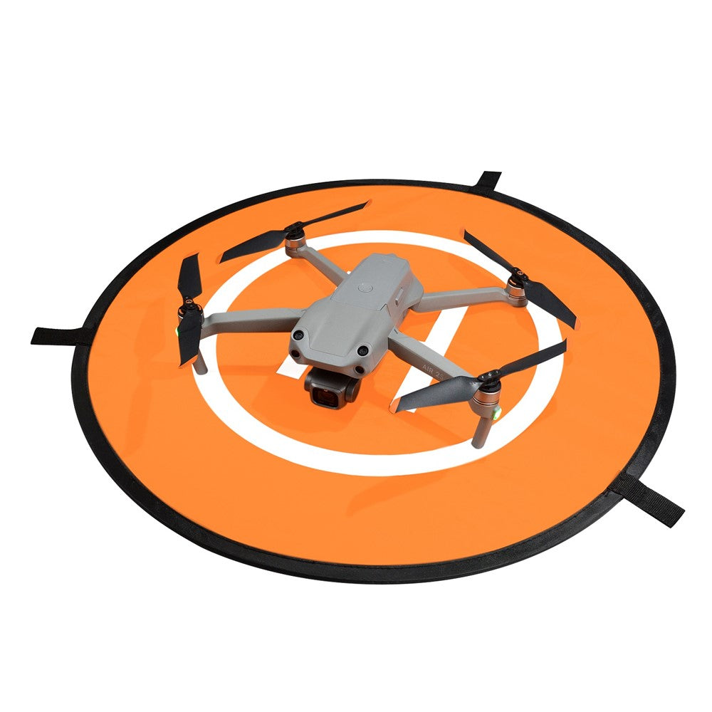 QISYKER DAPARK55 55cm Round Drone Parking Apron Landing Pad with Ground Pegs and Reflective Strips