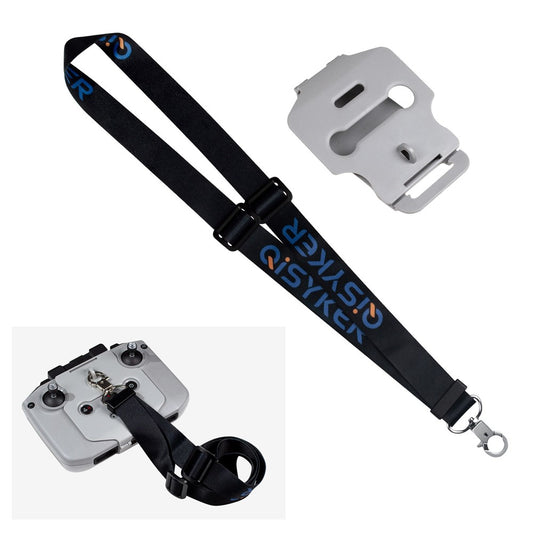QISYKER DARCN516 for DJI Mini 3 Pro/Air 2/Air 2S/Mini 2/Mavic 3 RC-N1 Remote Control Adjustable Lanyard with Hanging Buckle Bracket