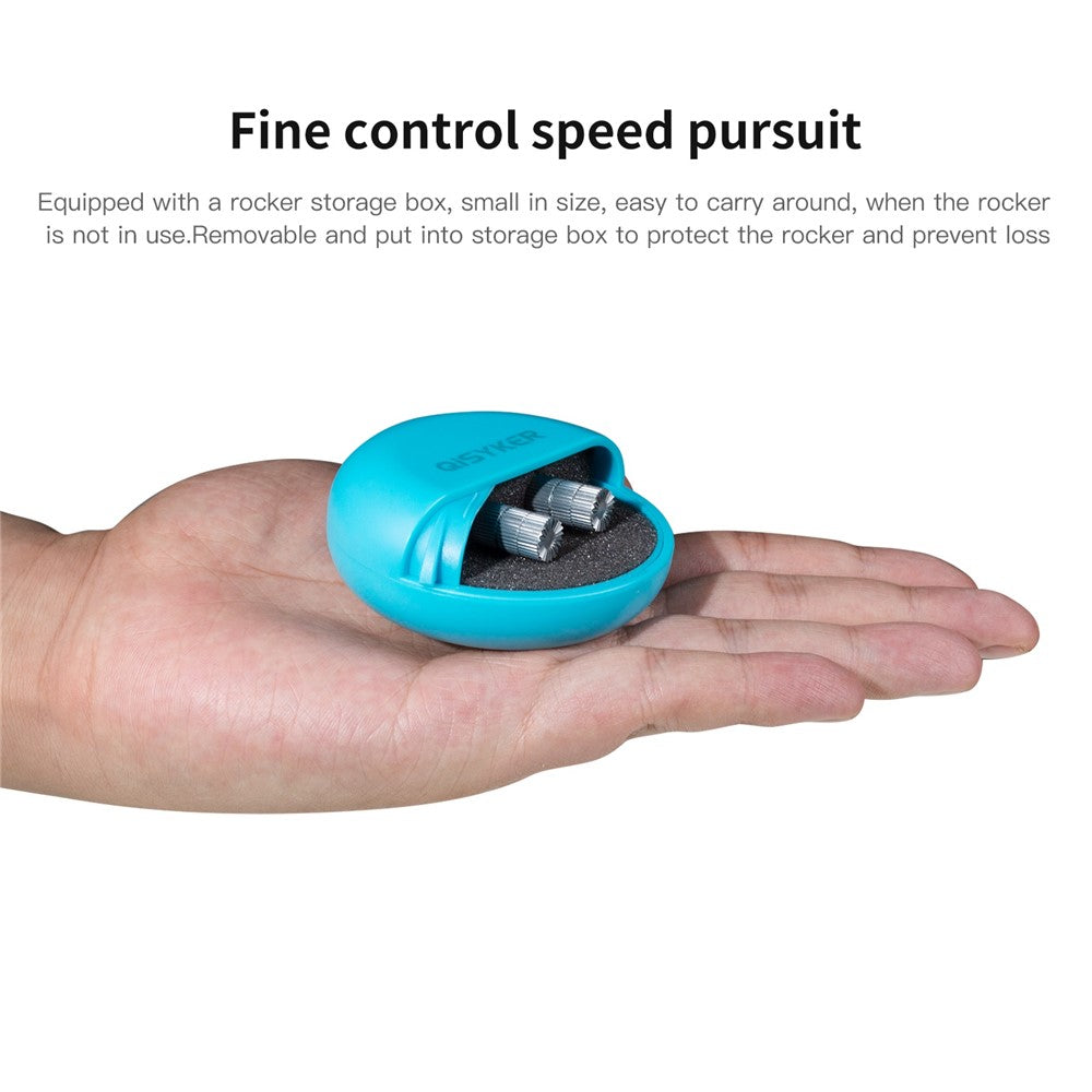 QISYKER DRCJ2511 2Pcs Thumb Rocker Stick for DJI RC-N1 Remote Controller/Mini 3 Pro/Air 2/Air 2S/Mini 2/Mavic 3 Heightening Joystick Protector Rod