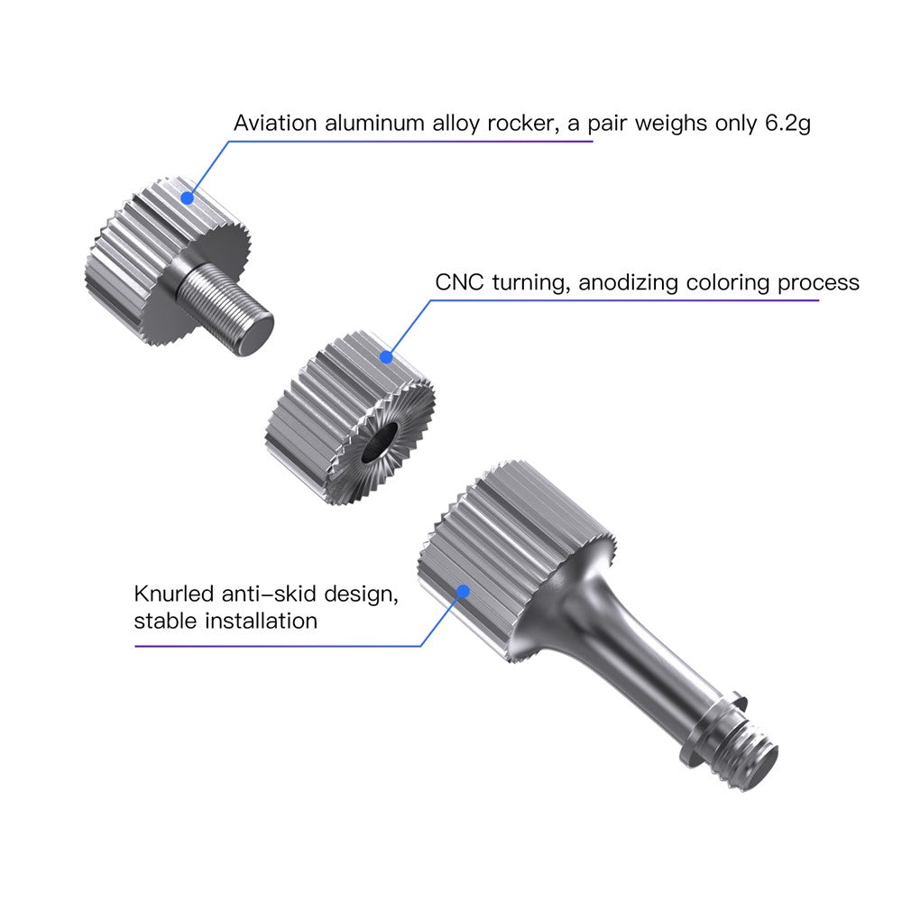 QISYKER DRCJ2511 2Pcs Thumb Rocker Stick for DJI RC-N1 Remote Controller/Mini 3 Pro/Air 2/Air 2S/Mini 2/Mavic 3 Heightening Joystick Protector Rod