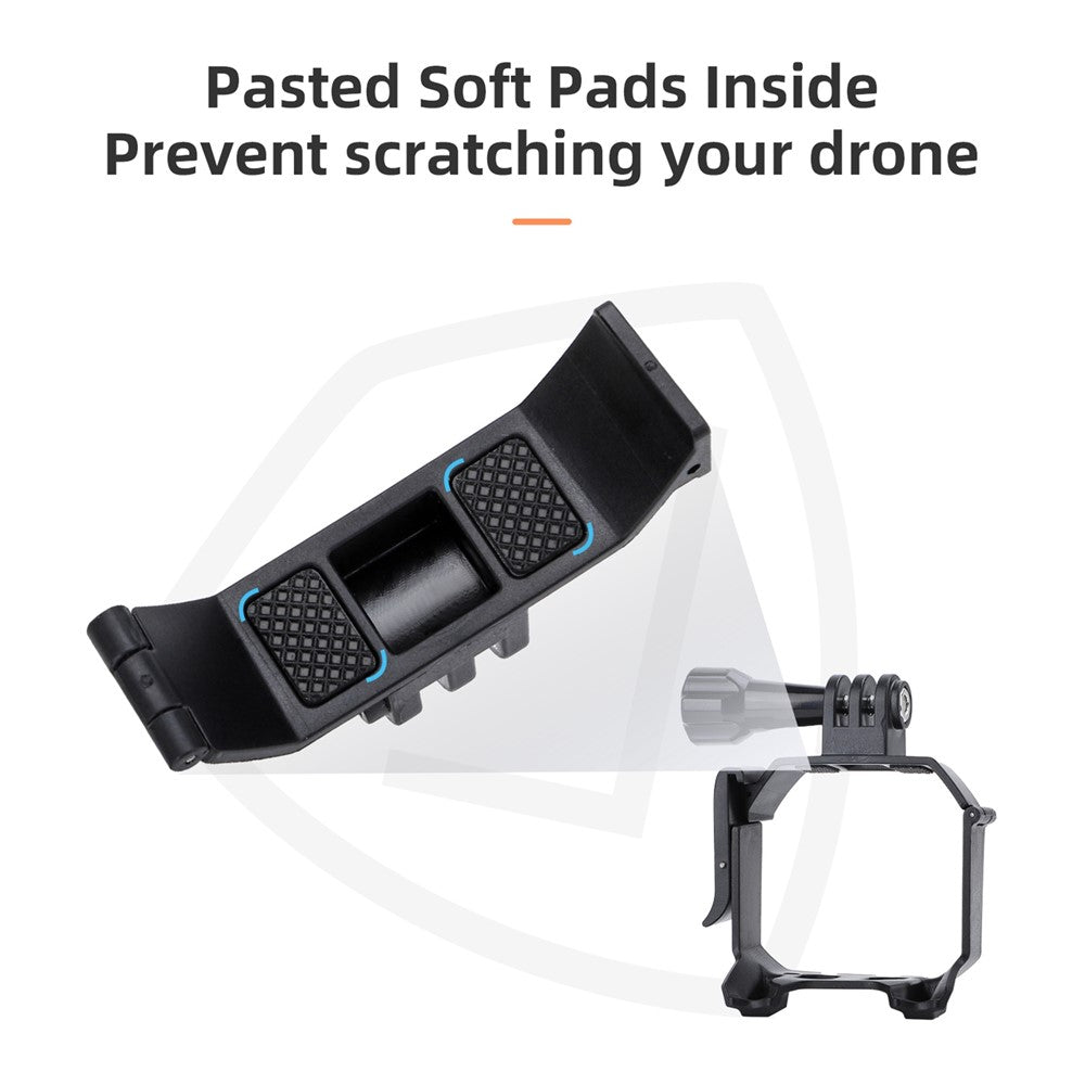 SUNNYLIFE MM3-GZ459 for DJI Mini 3 Pro Top Expansion Bracket 1 / 4 Screw Action Camera Mount Adapter