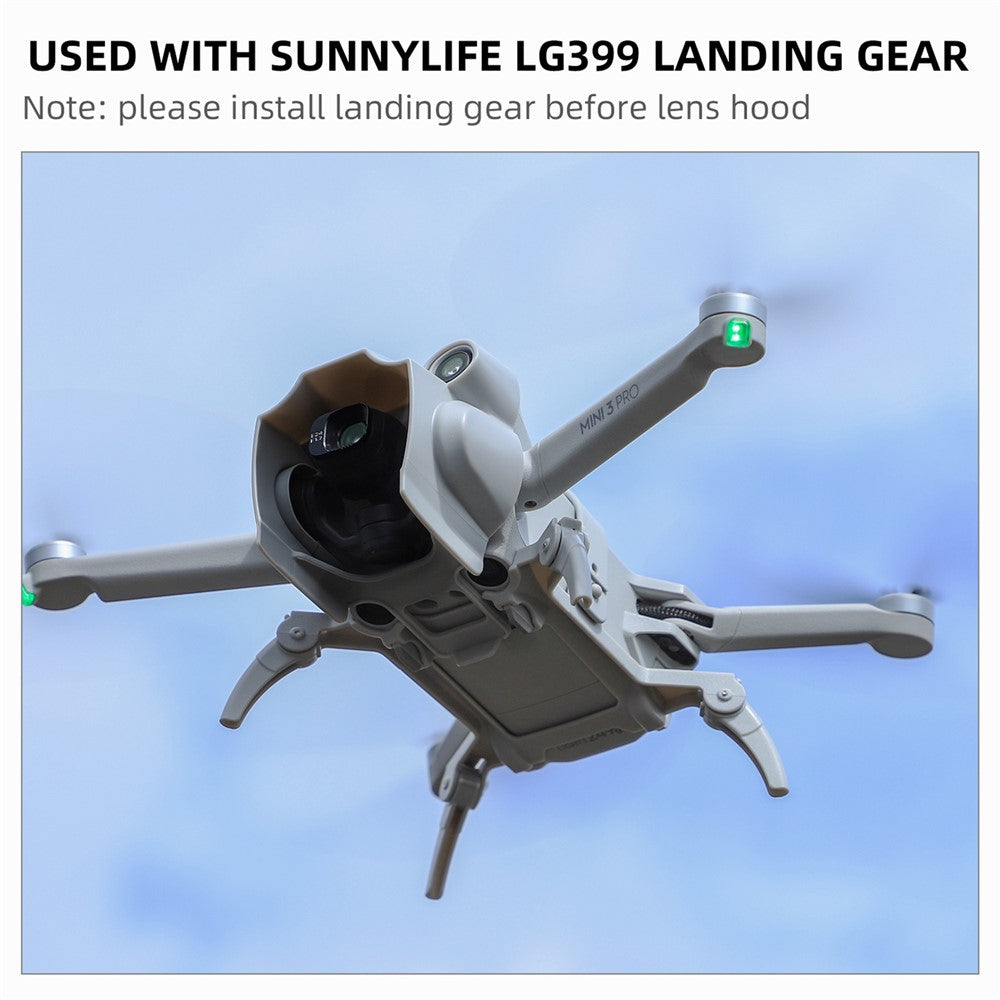 SUNNYLIFE MM3-ZG406 for DJI Mini 3 Pro Drone Gimbal Protection Hood Lens Anti-glare Sunshade Cover