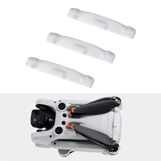 QISYKER MINI30708 for DJI Mini 3 Pro 3Pcs Battery Protective Pad Lightweight Anti-wear TPU Pads
